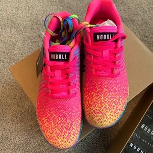 NoBull Neon Glitch Trainer - women size 8.5